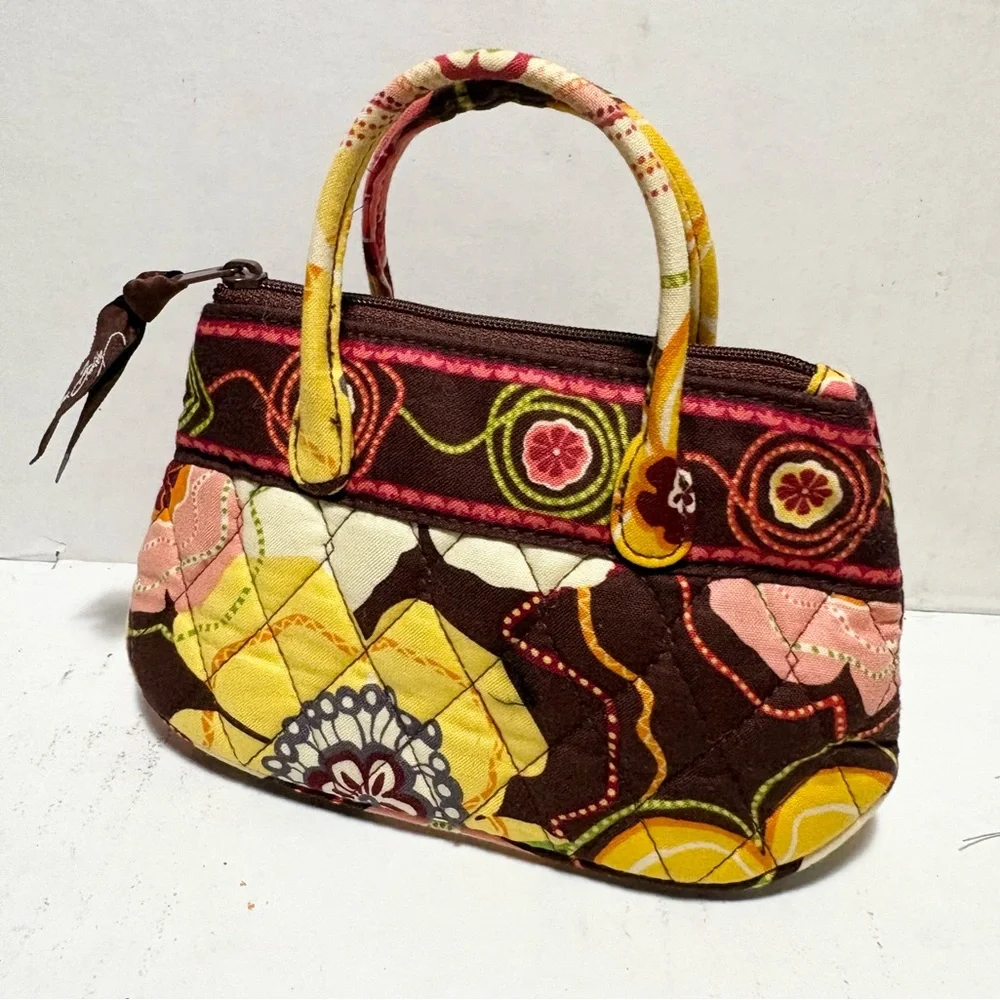 Vera Bradley mini top handle bag in the 